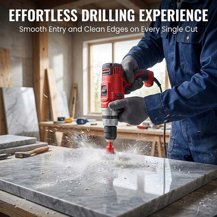 Diamond Drill Bit Set, Glass Drill Bit for Marble and Granite