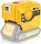Power Inverter for DeWalt 20V Battery, 200W DC to AC Inverter