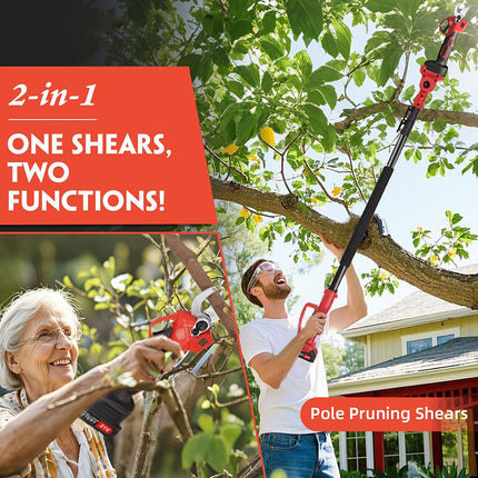 Electric Pruning Shears, Garden Shears and Branch Cutter with LED Display, Cordless Bypass Pruners with Brushless – image 7