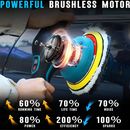 Cordless Car Polisher, Polishing and Waxing Machine – image 9