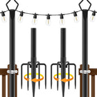 String Light Poles for Outdoor Patio, Yard Light Pole for String Lights – image 9