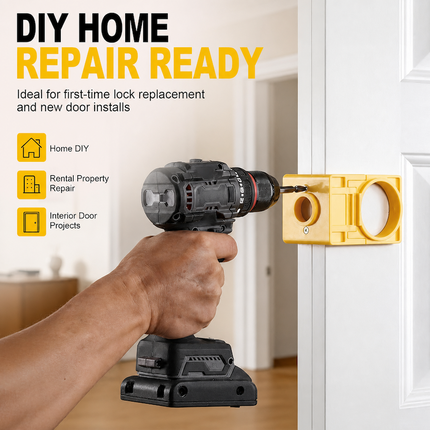 Door Lock Installation Kit, Door Knob Installation Kit with Hole Saws – image 4