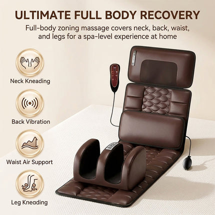 Full Body Massage Chair Pad, Full Body Massager for Neck and Legs