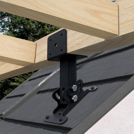 Pergola Roof Mounting Bracket, Adjustable 4x4 Post Bracket