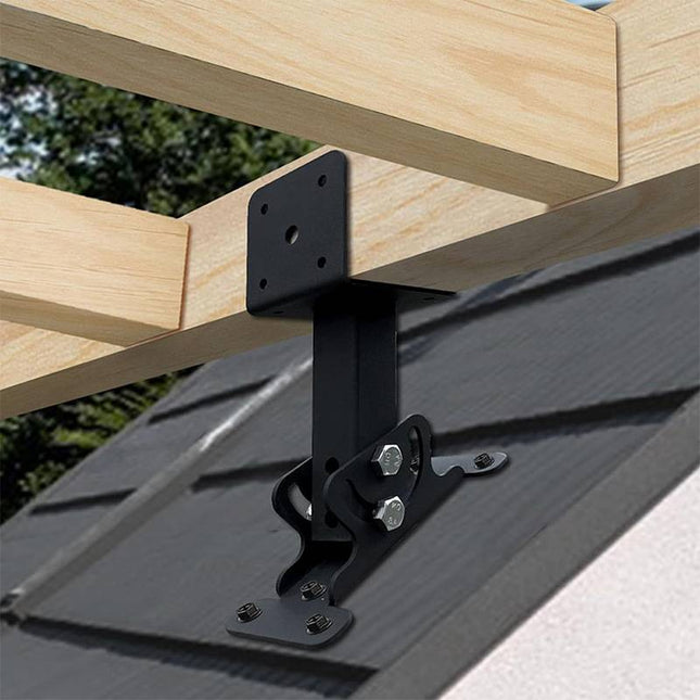 Pergola Roof Mounting Bracket, Adjustable 4x4 Post Bracket, Pergola Bracket for Patio Cover and Shade Structure_01