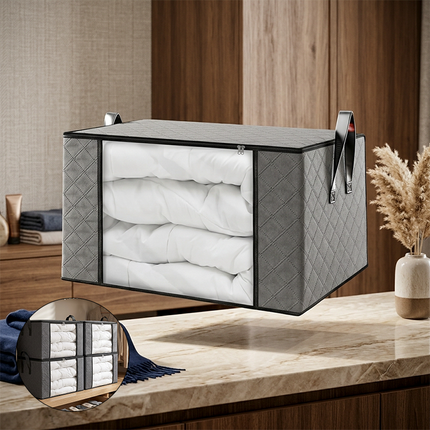 Clothes Storage Bags with Zipper, 24 Gallon Foldable Storage Bags for Clothes – image 10