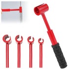 Door Hinge Adjuster Tool, Hinge Tool for Doors, Door Hinge Repair Kit with 4 Wrenches, Handyman Tools for Sagging Doors