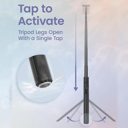 Selfie Stick Tripod with Bluetooth Remote, Magnetic Phone Tripod Stand for iPhone and Android – image 10