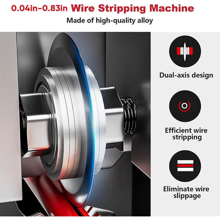 Wire Stripping Machine with Hand Crank, Manual Wire Stripper for Drill – image 8