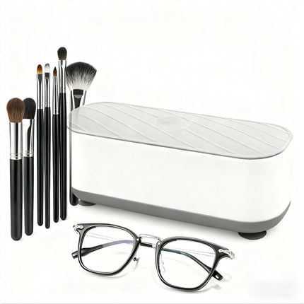 Ultrasonic Cleaner for Jewelry, Cordless Glasses Cleaner with Rechargeable Battery, 48kHz Makeup Brush Cleaner