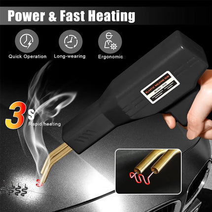 Plastic Welder Kit with Stainless Steel Staples, Car Bumper Repair Kit – image 5