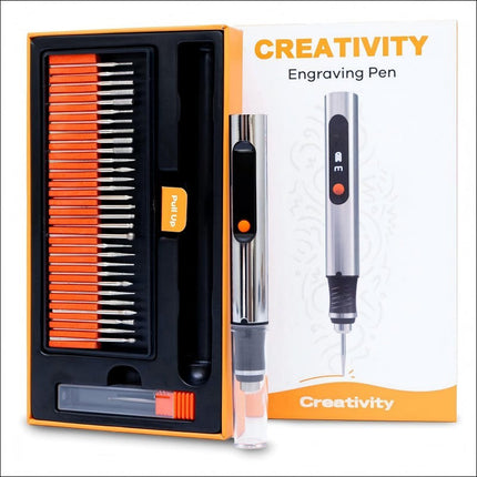 Cordless Engraving Pen with 30 Bits, Rechargeable Electric Engraving Pen
