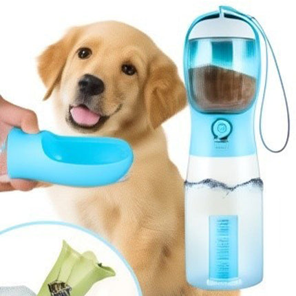 Portable Dog Water Bottle with Dog Treat Container, Leak Proof Dog Water Dispenser with Poop Bag Holder – image 7