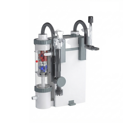 Hang On Back Aquarium Filter with Surface Skimmer, Quiet Fish Tank Filter for Rimless Tanks up to 30 Gallons and Turtles