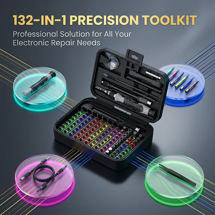 Precision Screwdriver Set 132 in 1, Small Screwdriver Set for Phone and Computer Repair – image 5