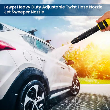 High Pressure Hose Nozzle, Garden Hose Spray Nozzle with Adjustable Patterns