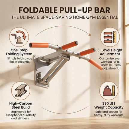 Wall Mounted Pull Up Bar, Calisthenics Bar – image 11