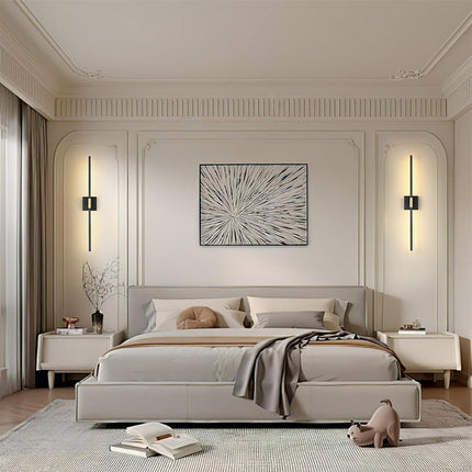 Battery Operated Wall Sconces Set of 2, Modern Wall Sconce for Living Room