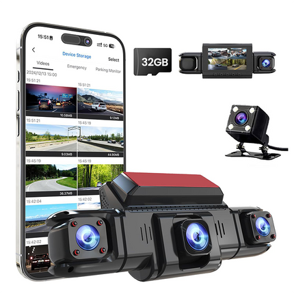 Dash Cam Front and Rear, Car Dash Camera with Backup Camera – image 8