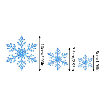 Snowflake Lights, 3D LED Snowflake Wall Decoration with Remote