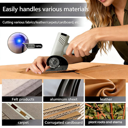 Electric Cardboard Cutter Cordless, Rechargeable Electric Scissors