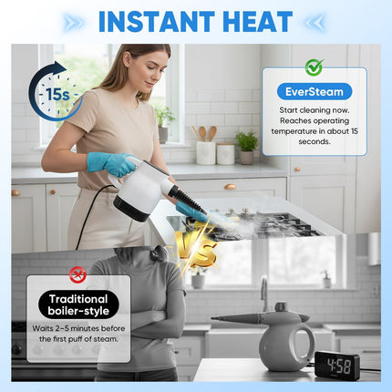 Steam Cleaner for Home, Handheld Steam Cleaner with Steam Mop 3 in 1