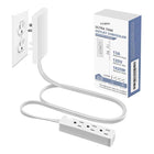 Outlet Cover Plate, Ultra Thin Outlet Concealer to Hide Plugs and Cords, Duplex Electrical Outlet Cover