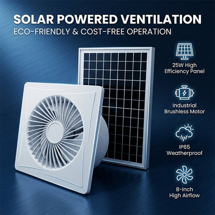 Solar Attic Fan with Adapter – image 8