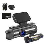 Dual recording (front and interior) + 32G Memory Card