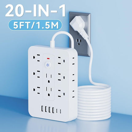 Surge Protector Power Strip with USB C – image 8