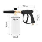Foam Cannon+High pressure foam spray bottle+5-color high-pressure nozzle set