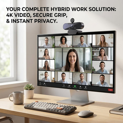 Ultra HD 4K Webcam with Microphone, Web Camera with Privacy Shutter – image 4