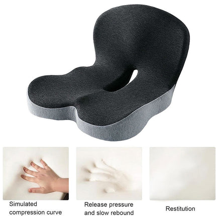 Memory Foam Seat Cushion with Lumbar Support, Car Seat Cushion for Driving