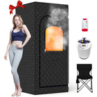Portable Sauna for Home, Steam Sauna Box with Folding Chair and Remote, Home Sauna Tent with 9 Temperature Levels