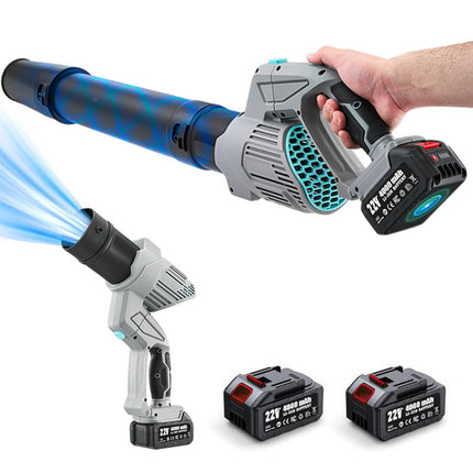 Cordless Leaf Blower with 2 Batteries and Charger, Electric Leaf Blower