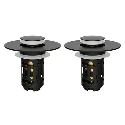 Pop Up Sink Stopper with Strainer, Bathroom Sink Drain Stopper with Hair Catcher, Stainless Steel Sink Strainer – image 13