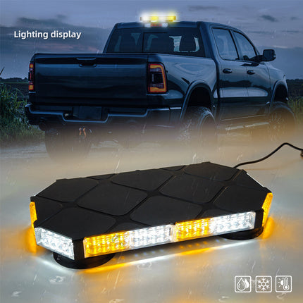 LED Flashing Strobe Light Bar, Magnetic Rooftop Beacon Light for Truck – image 8