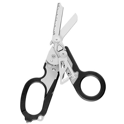Foldable Trauma Shears with Holster, EMT Shears, Paramedic Shears with Safety Hammer and Oxygen Tank Opener