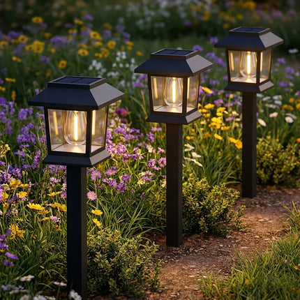 Outdoor Solar Lights for Yard, 2 Pack