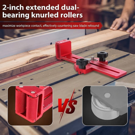 Woodworking Jig for Table Saw, Thin Rip Jig with Rollers and Miter Clamp, Table Saw Accessories for Strip Cutting – image 7