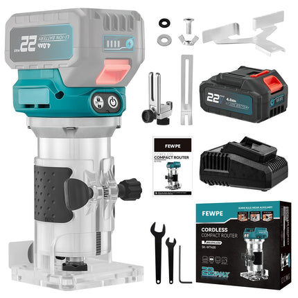 Router Tool, Compact Fixed Base Router with 6 Speed Settings – image 9