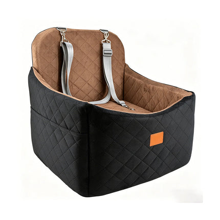 Dog Car Seats for Back Seat, Plush Dog Bed for Car with Non Slip Bottom