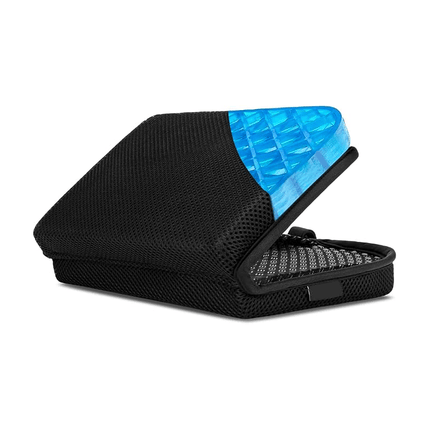 Seat Cushion for Travel, Foldable Airplane Seat Cushion, Gel Stadium Seat Cushion for Bleachers and Car Rides