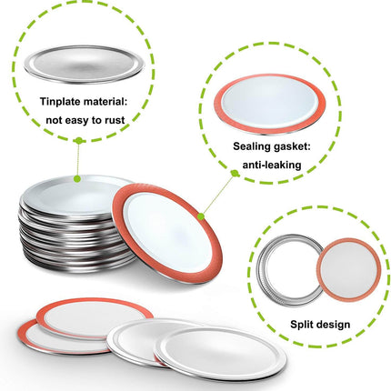 Canning Supplies with Metal Lids – image 6