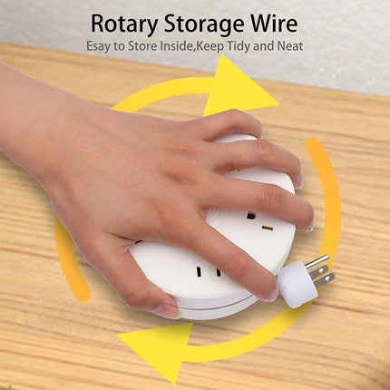Retractable Power Strip with USB