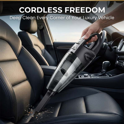 Mini Car Vacuum with HEPA Filter and 5 Attachments, Portable Cordless Vacuum for Home – image 7