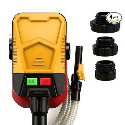 Fuel Transfer Pump Battery Powered, Gas Siphon Pump with Auto Stop, Diesel Transfer Pump for Gasoline and Kerosene