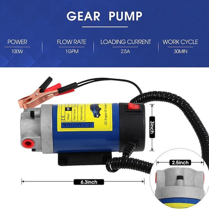 Oil Transfer Pump, 12V Electric Engine Oil Pump – image 4