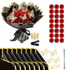 Glitter Rose Bouquet Gift Set, Artificial Flowers with Butterflies, Mothers Day Gift for Mom, Anniversary Gift for Women