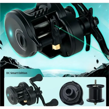 Baitcasting Fishing Reel, Bass Fishing Reel for Left and Right Hand